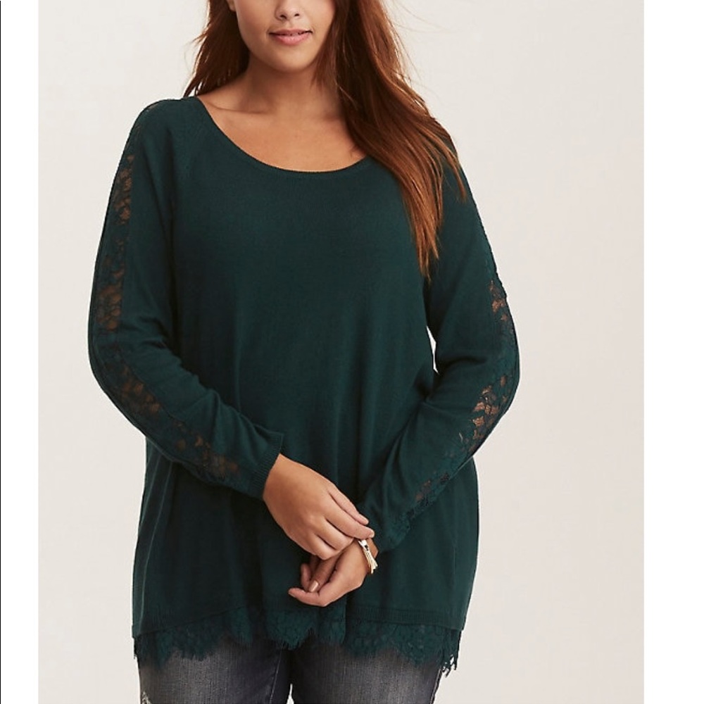 Emerald green sweater